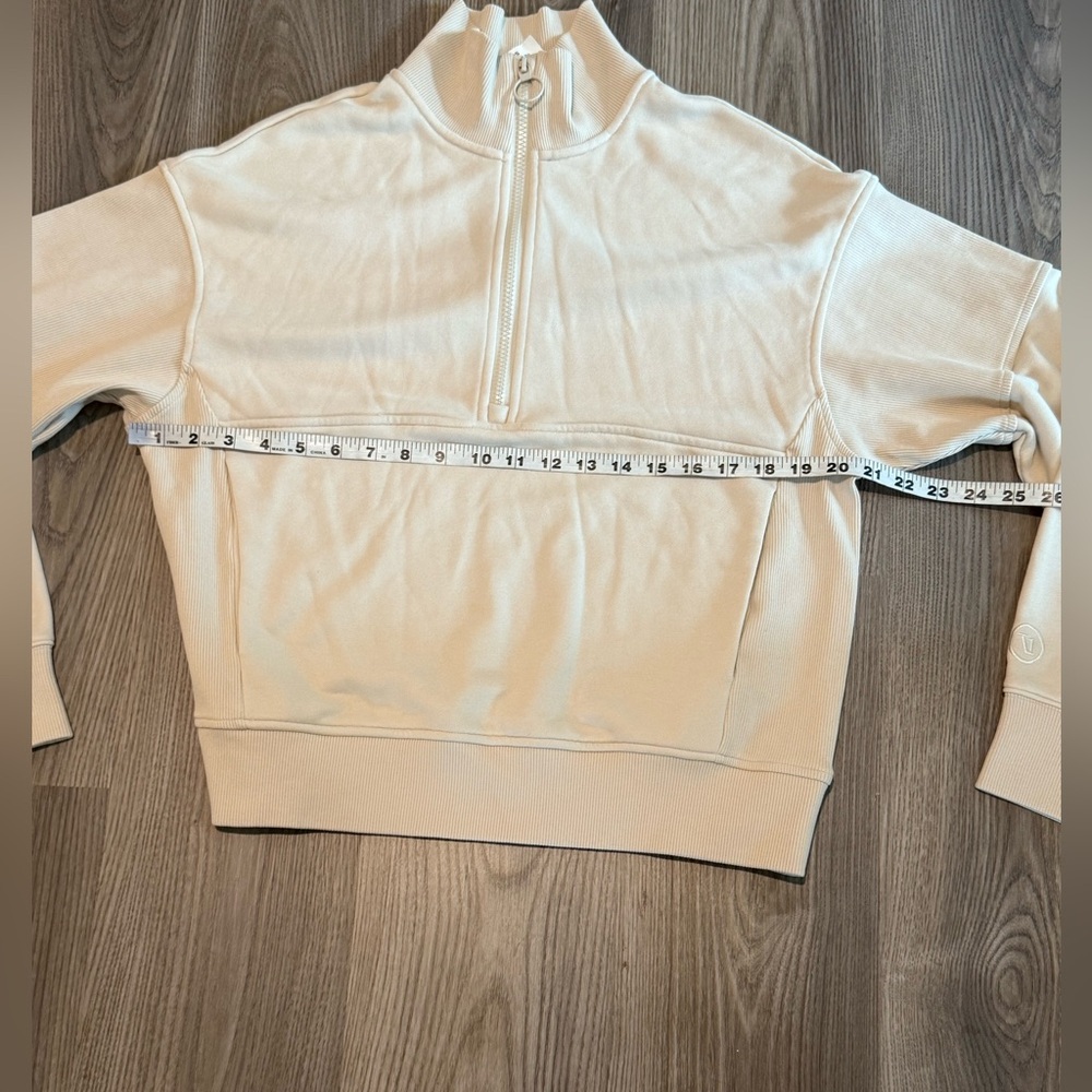 Vuori Cream Half-Zip Sweatshirt - Picture 11 of 15